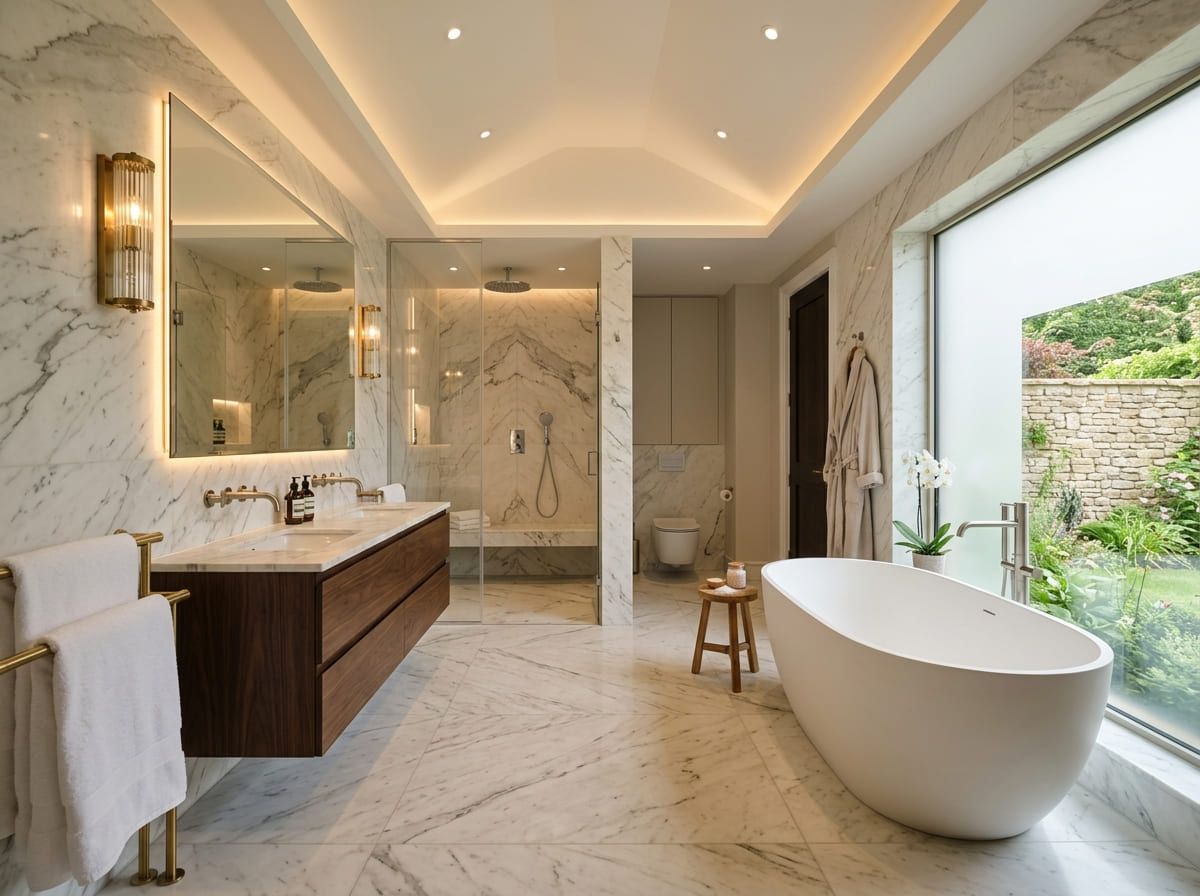 Custom Bathroom Renovation in Easton